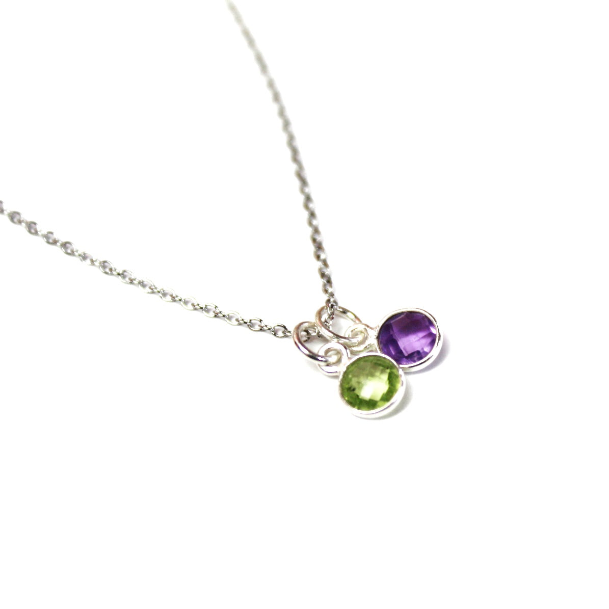 Silver birthstone additional charms