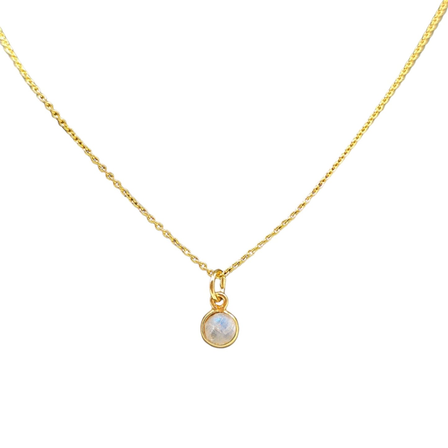 Gold birthstone necklace - M. Elizabeth Jewellery