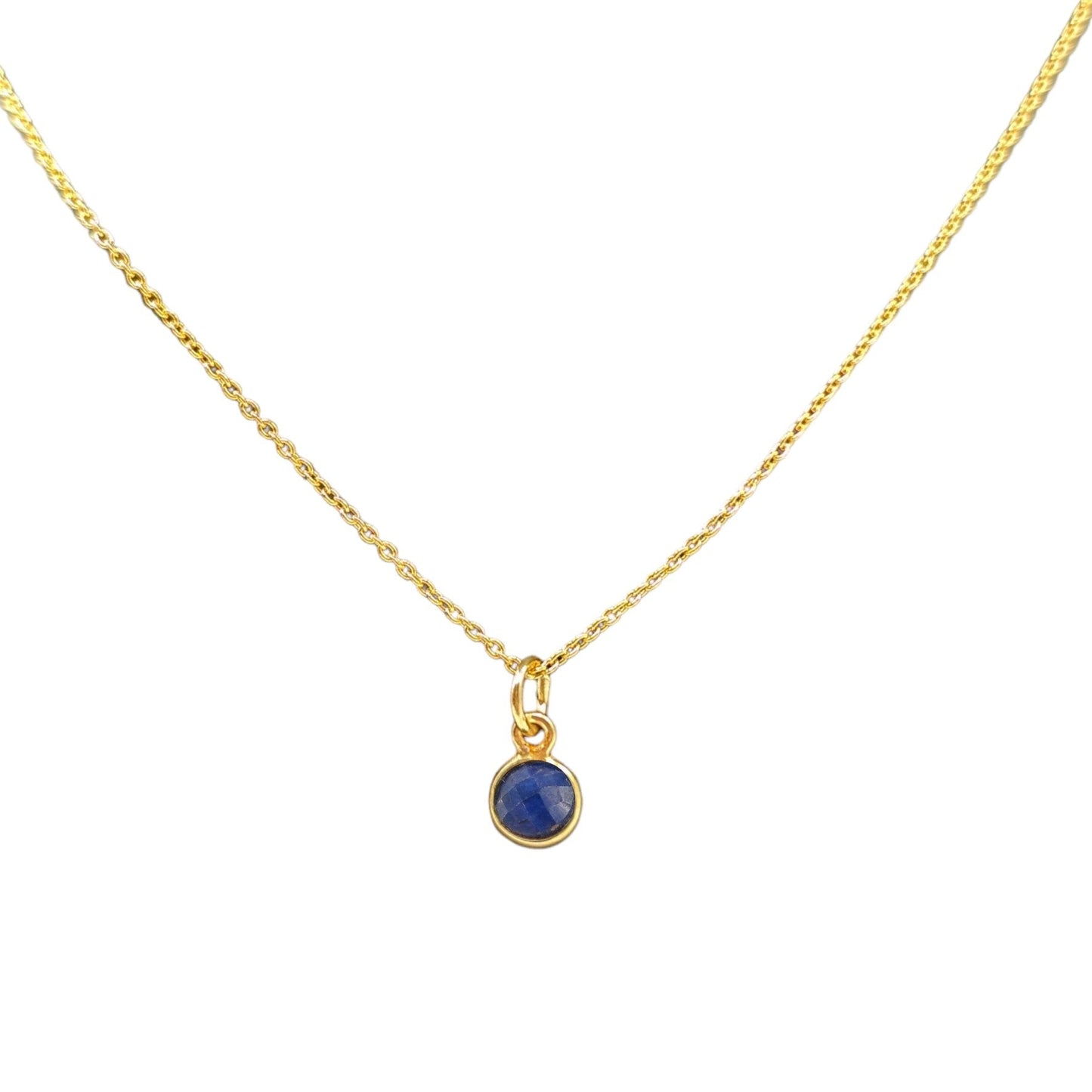 Gold birthstone necklace - M. Elizabeth Jewellery