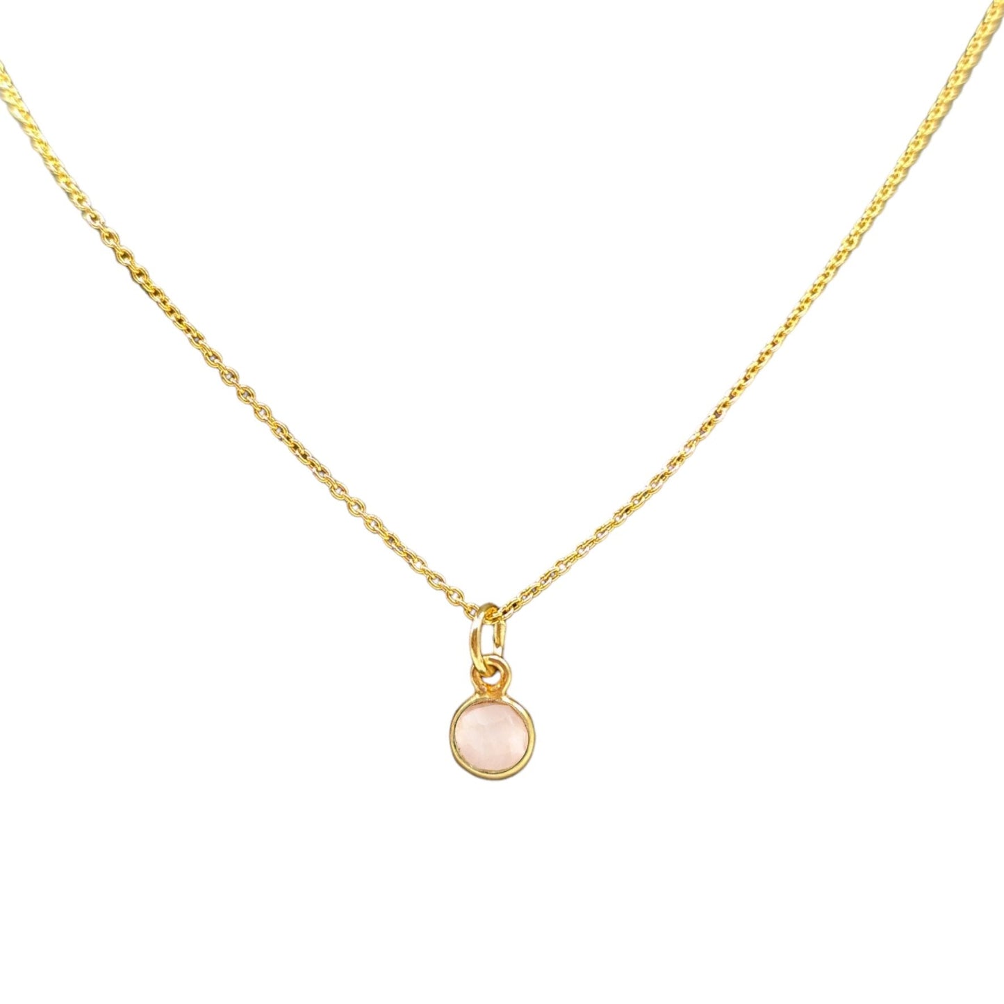 Gold birthstone necklace - M. Elizabeth Jewellery