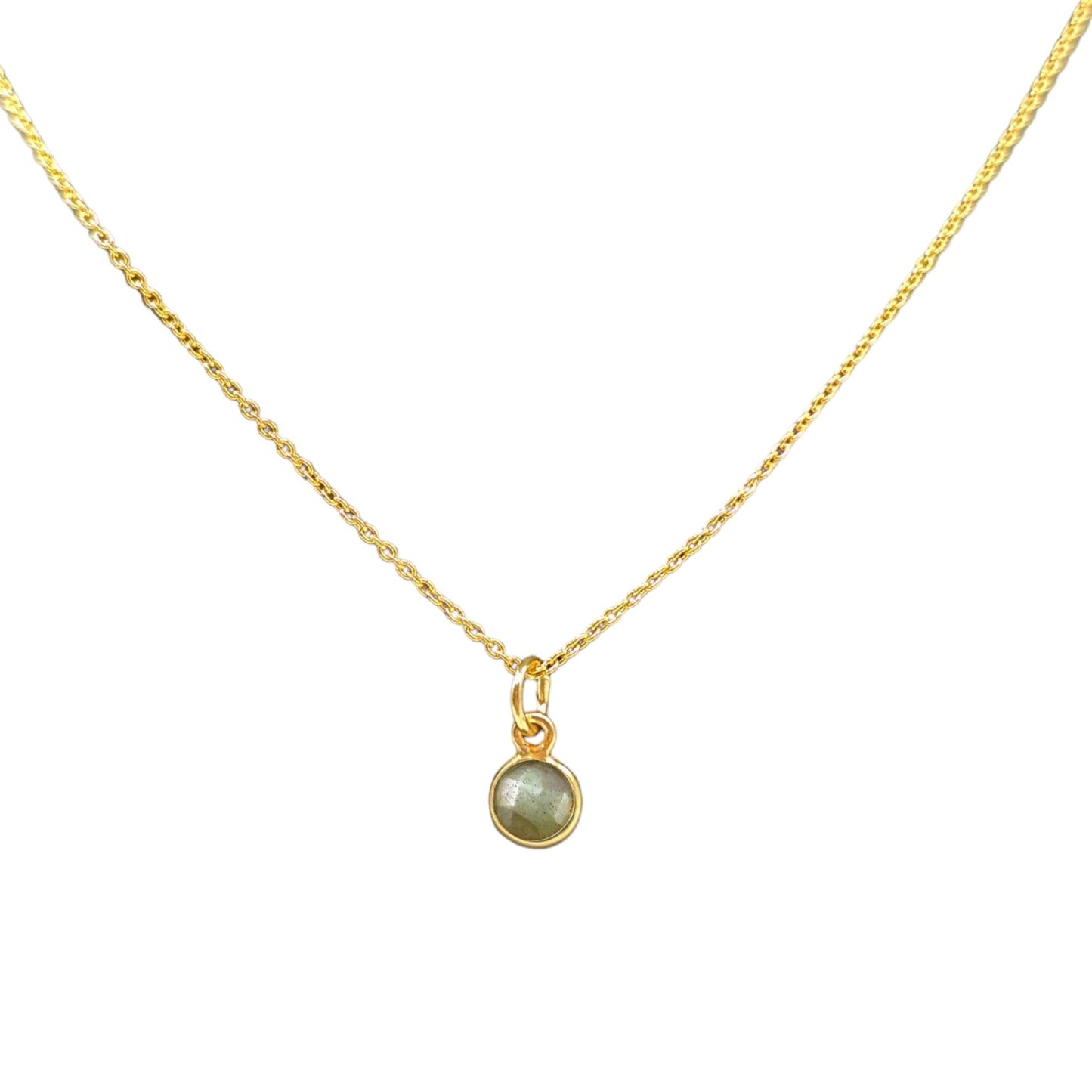 Gold birthstone necklace - M. Elizabeth Jewellery