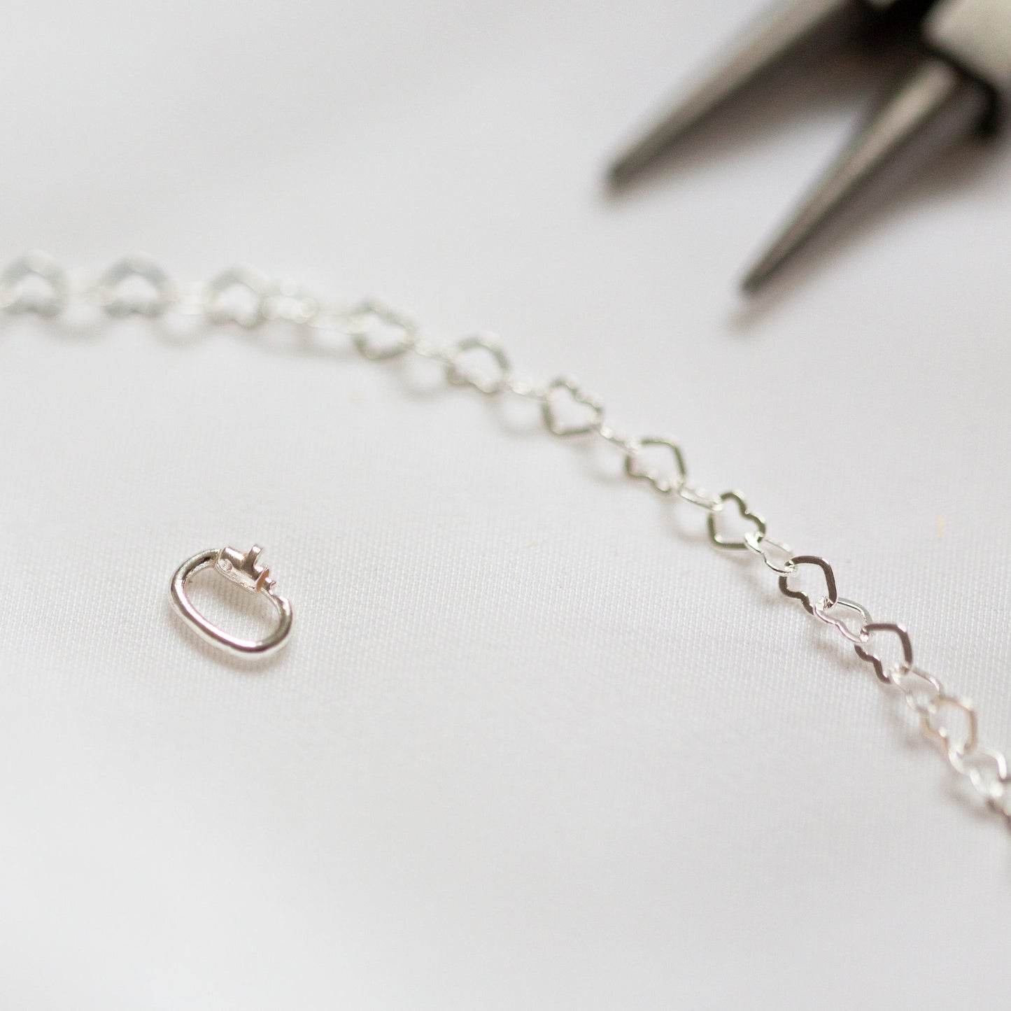 ECO Sterling Silver heart chain
