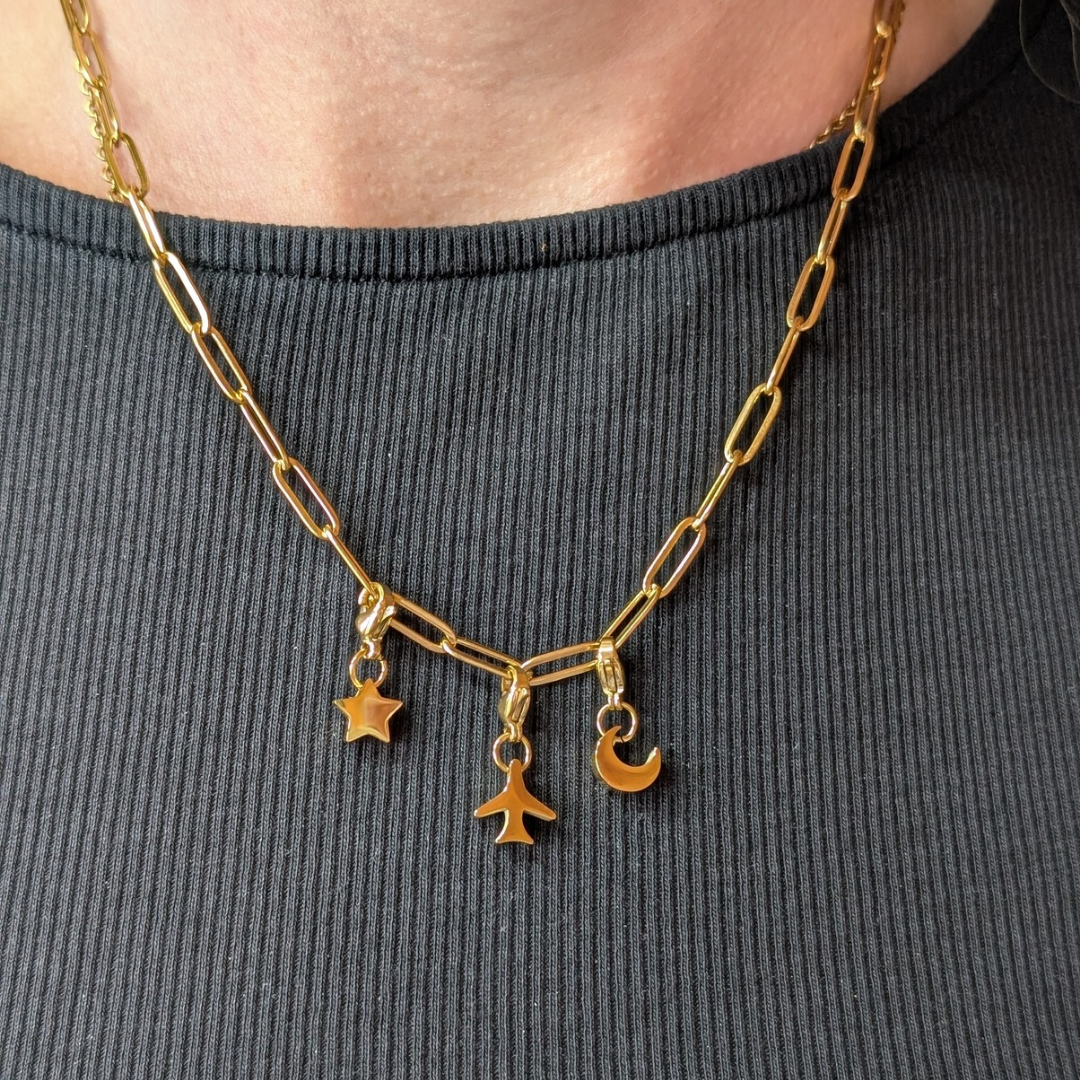 Wanderlust charm necklace