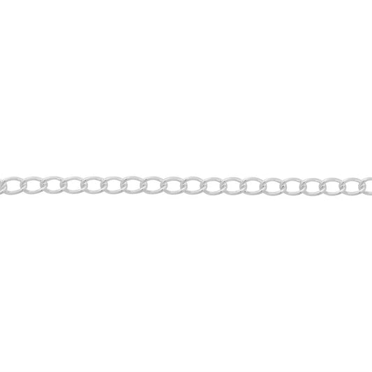 ECO Sterling Silver Cable Curb chain