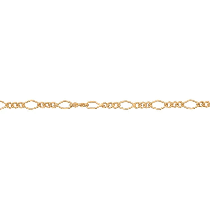 Gold filled Figaro chain