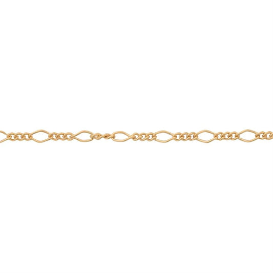 Gold filled Figaro chain
