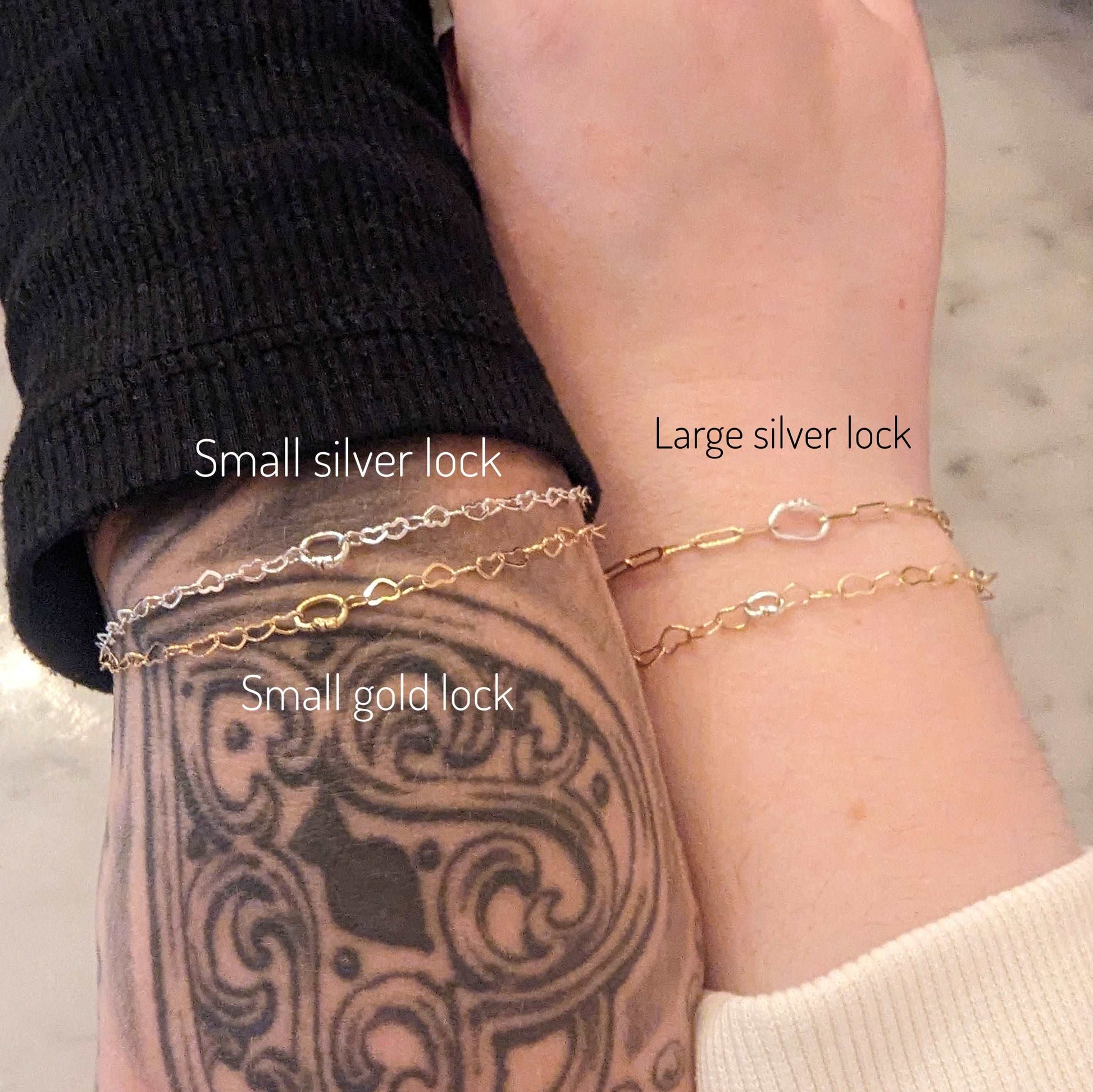 Love links permanent bracelet - permanent friendship bracelets