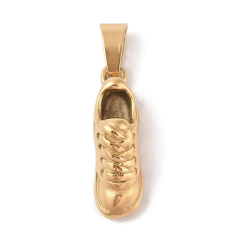Gold trainer charm