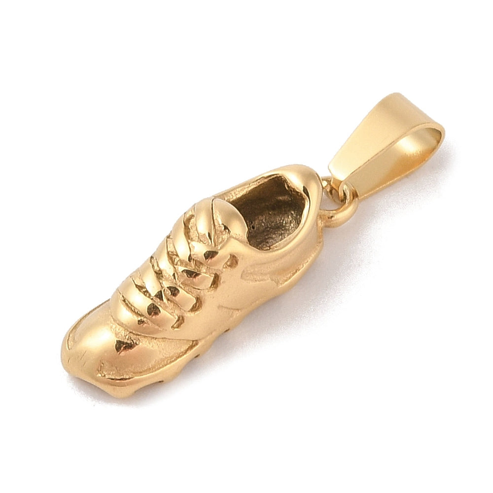 Gold trainer charm