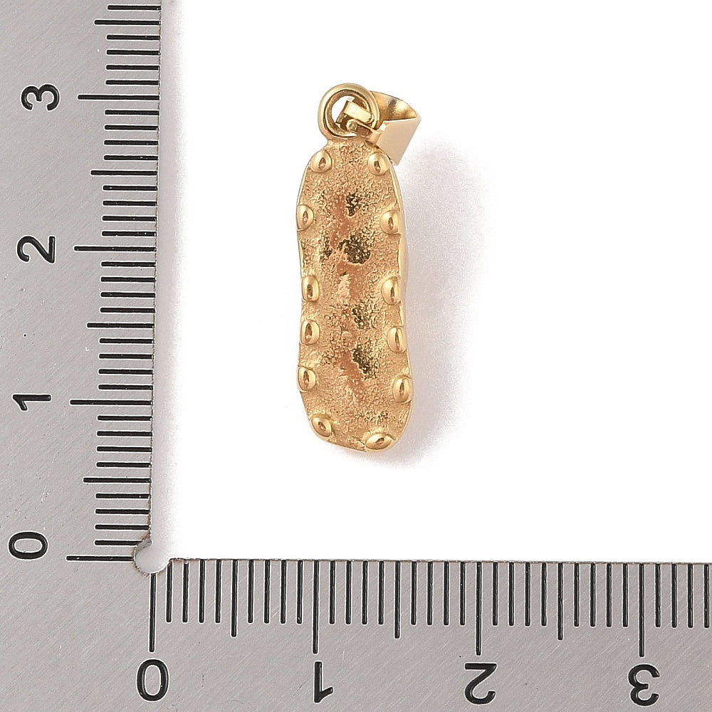Gold trainer charm