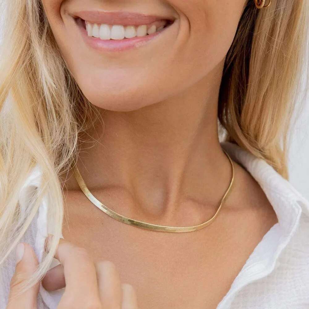Gold Snake Chain Necklace - M. Elizabeth