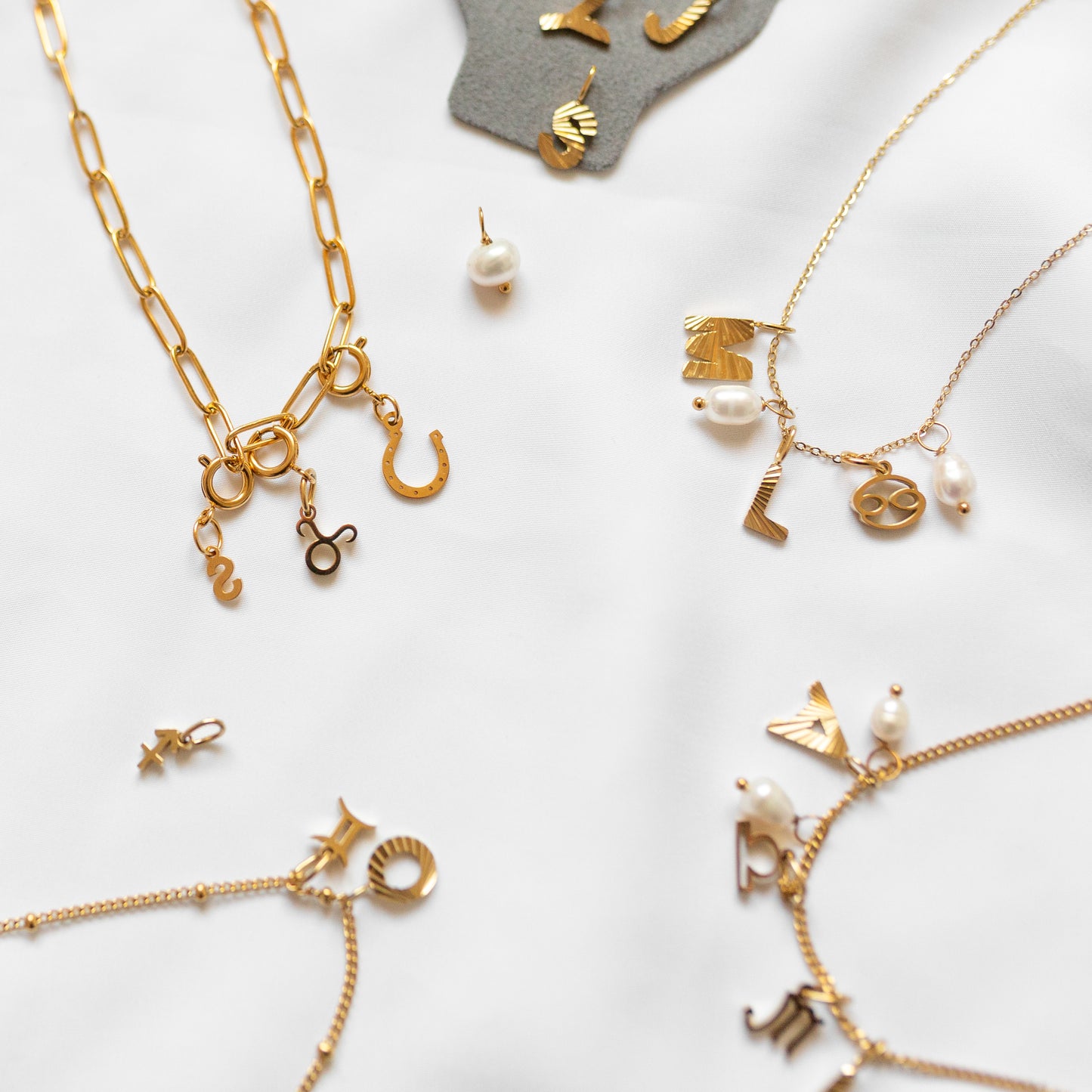 Gold Curb chain necklace