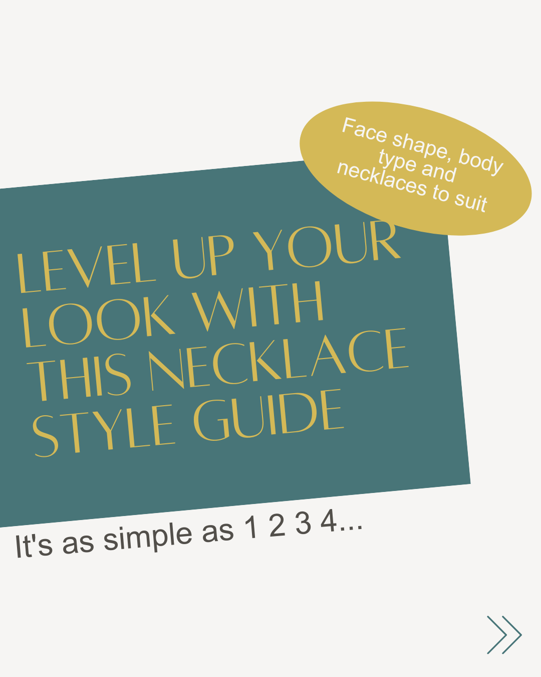 FREE Necklace style guide - M. Elizabeth
